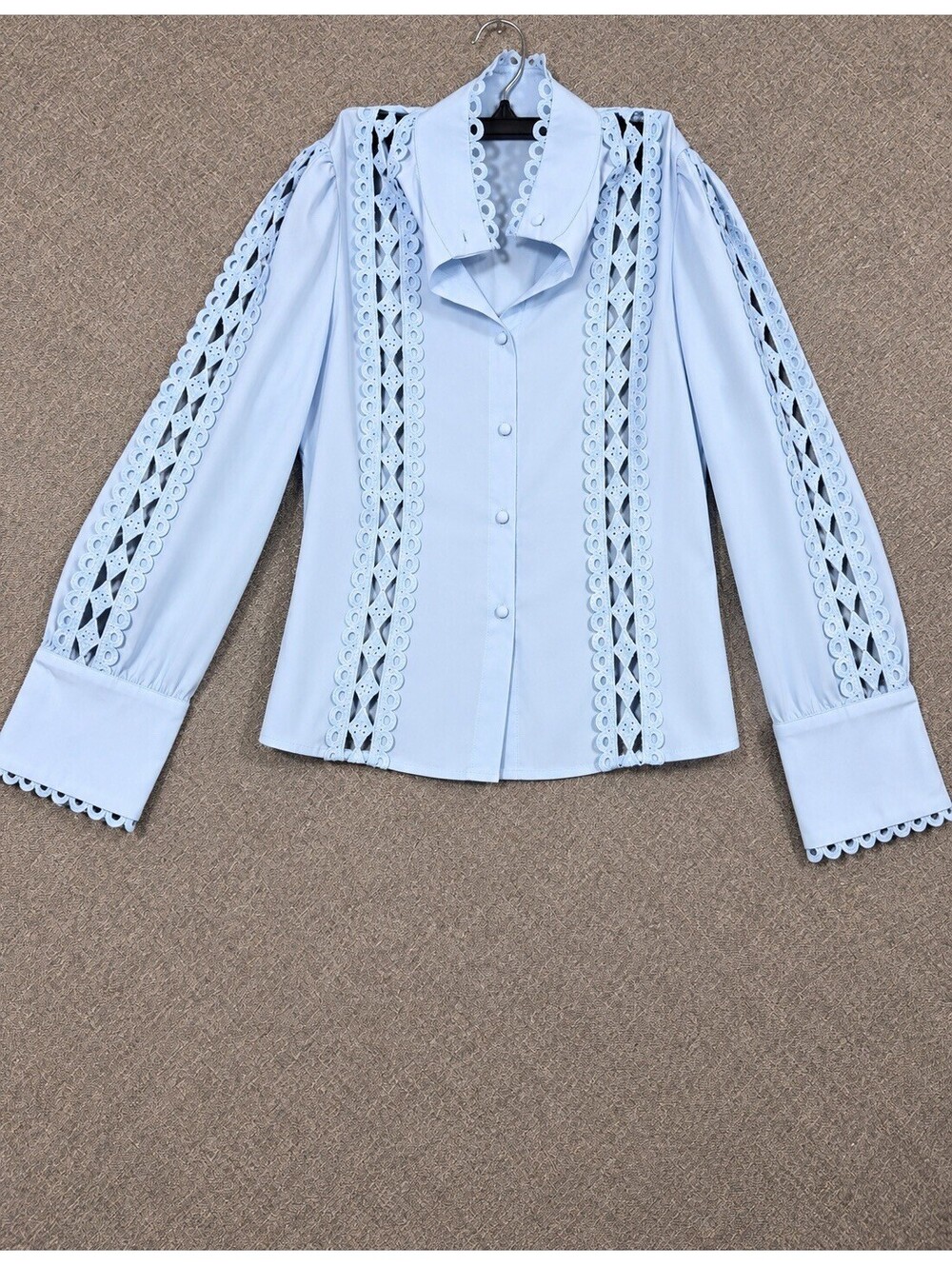 light blue two-piece matching set